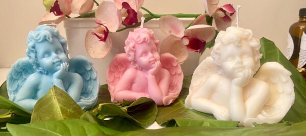 Venetian collection - Baby Cherub Eros Decorative Figure Candle