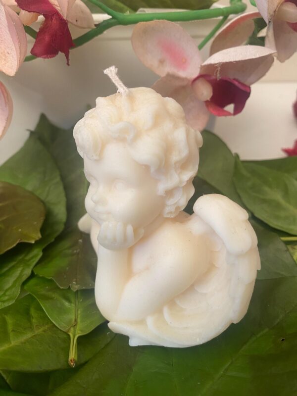 Venetian collection - Baby Cherub Eros Decorative Figure Candle - Image 4